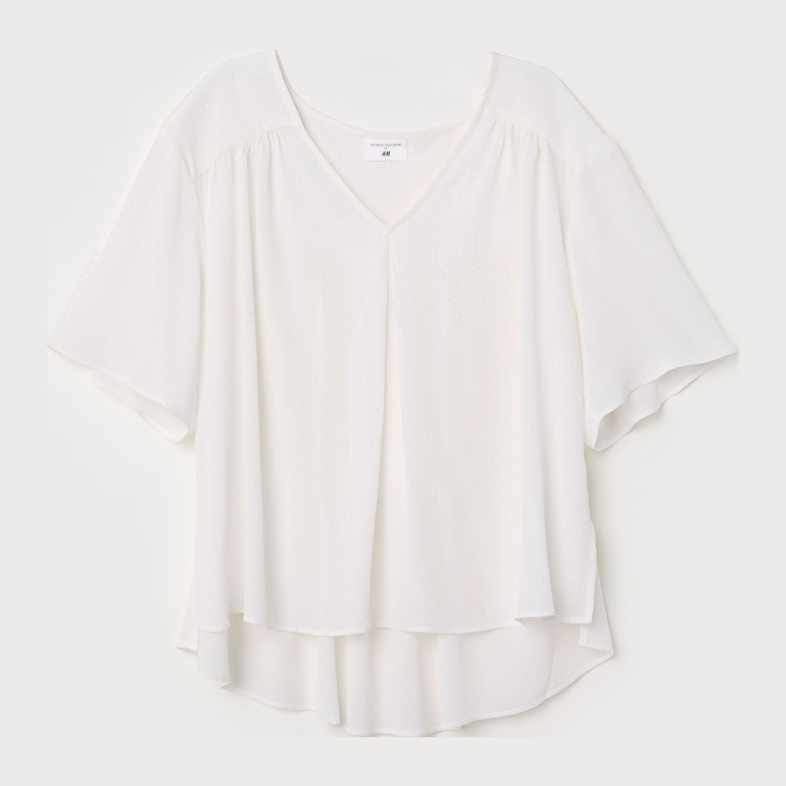 

Блузка H&M 6350497-AAXY 38 Белая