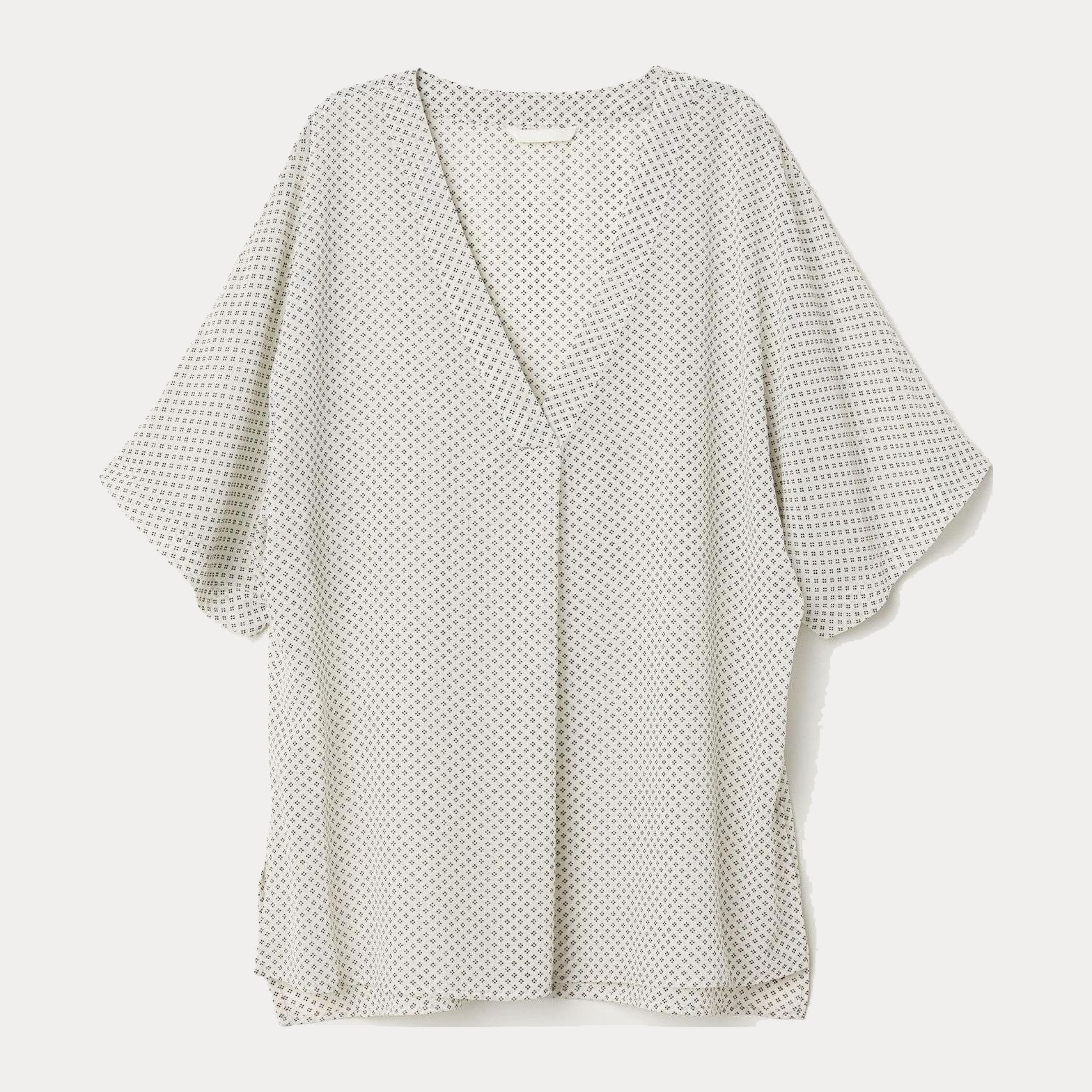 

Блузка H&M 6354217-AAOL 48 Белая с черным