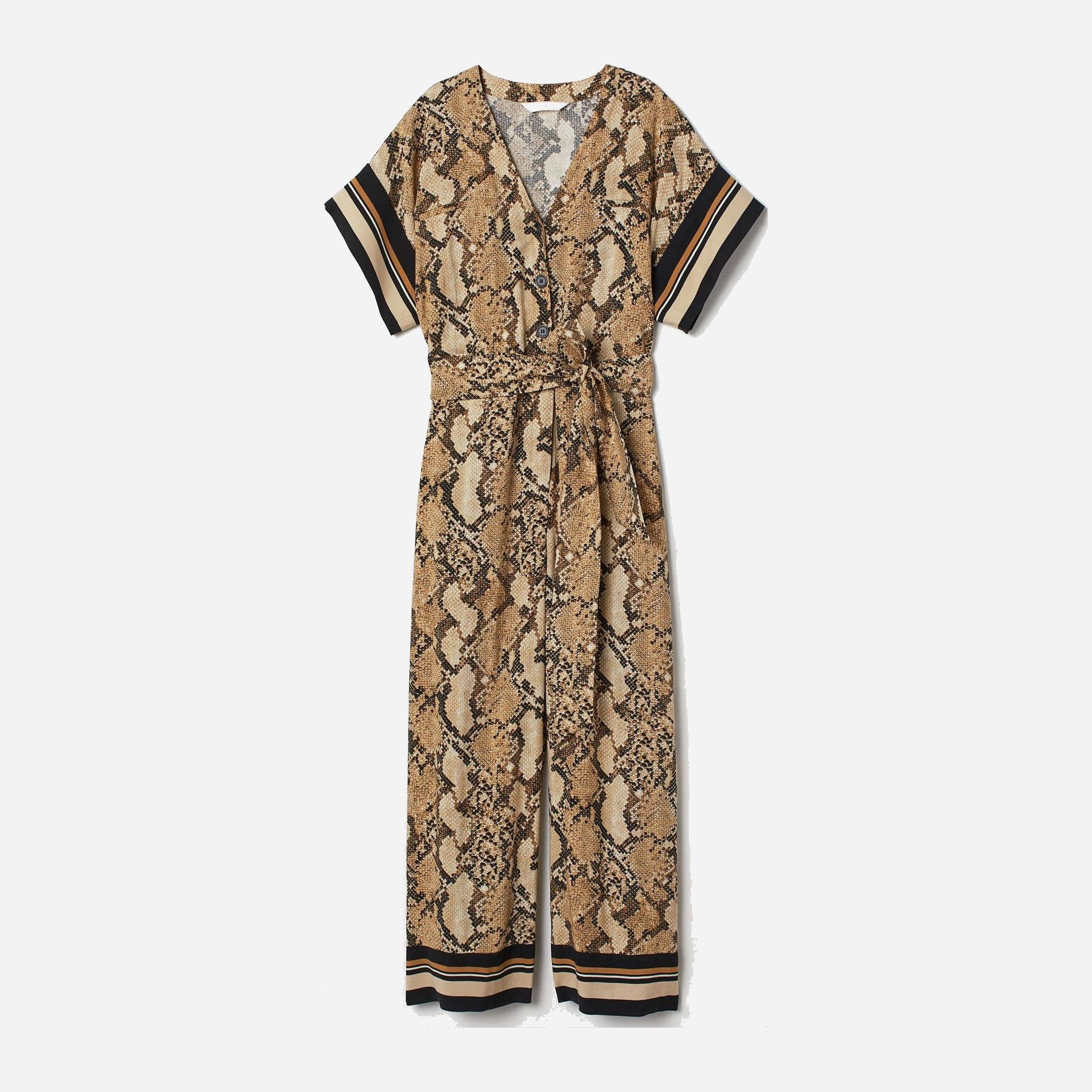 

Комбинезон H&M 7677829-ABAO 38 Бежевый с коричневым