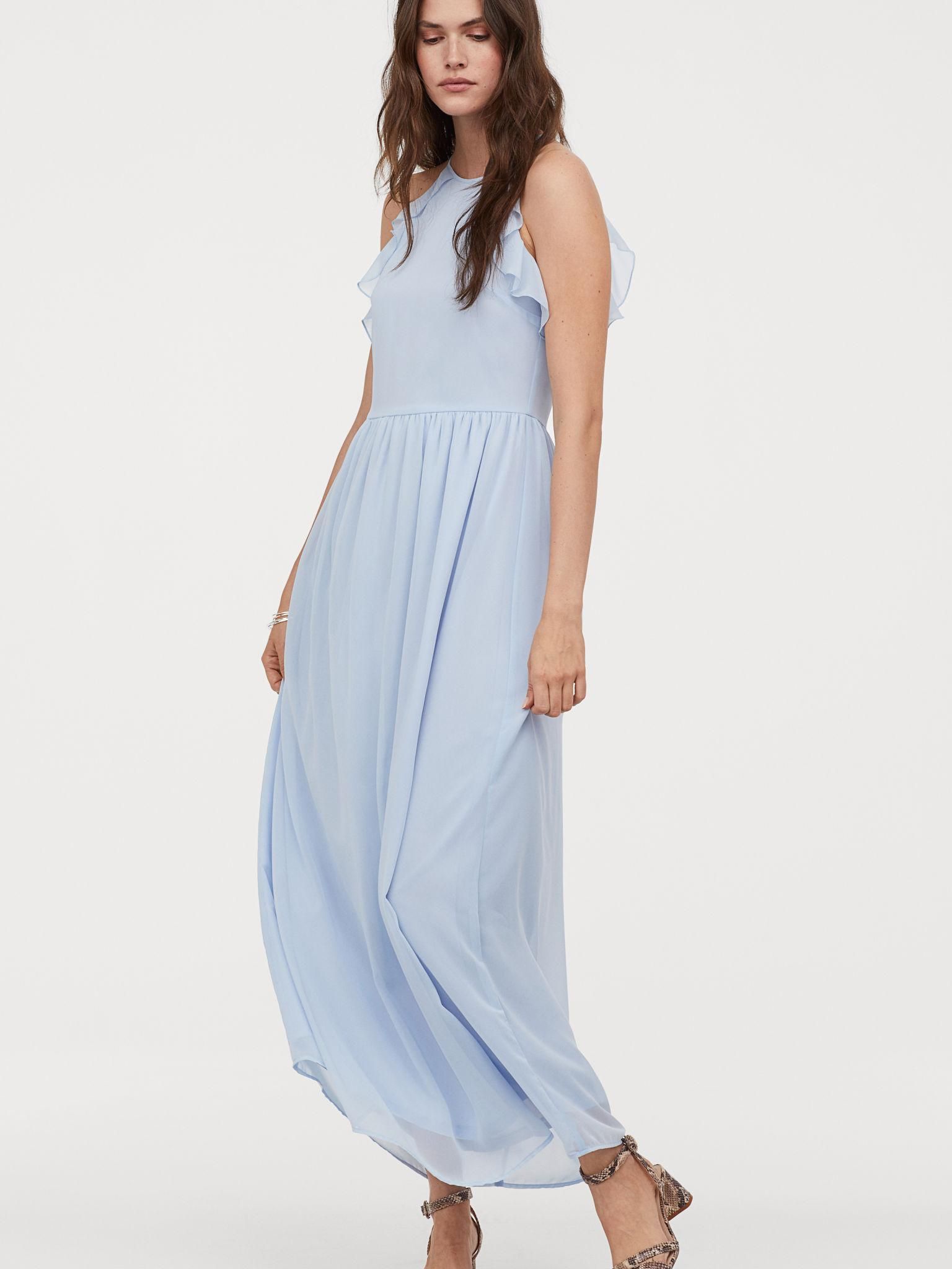 

Платье H&M 6859429-ACTZ 38 Бледно-голубое