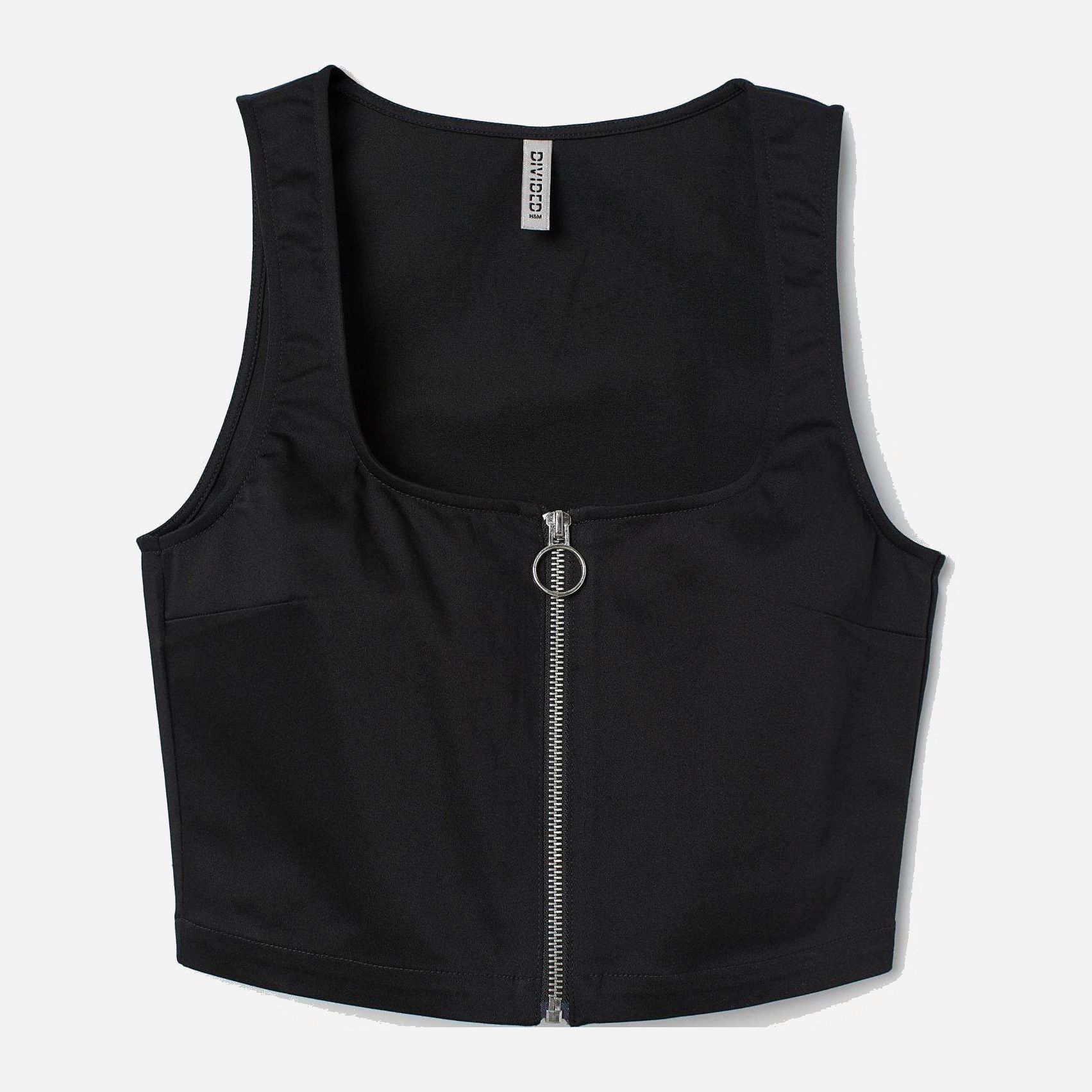 

Топ H&M 7012129-AAAD 46 Черный