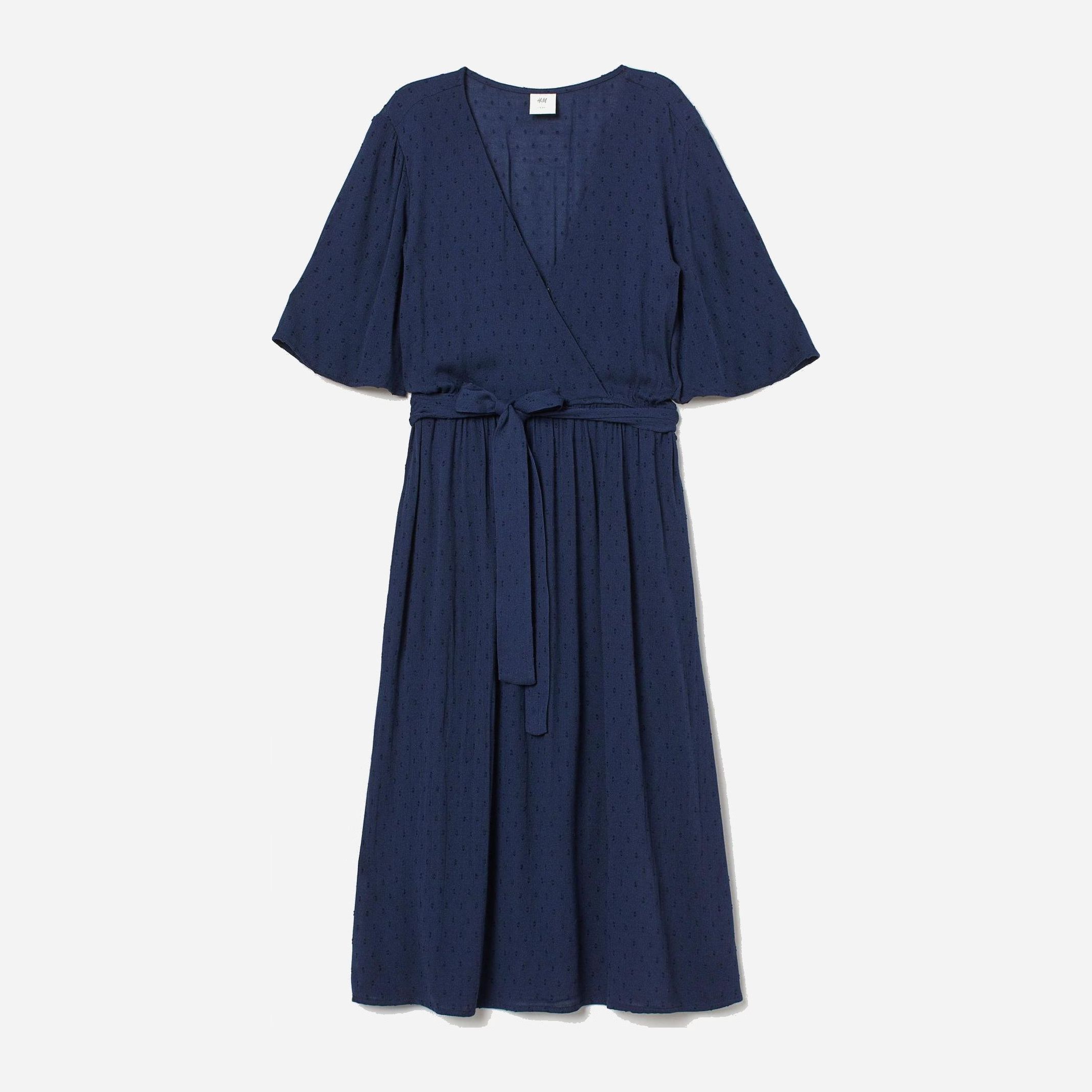 

Платье H&M 7524649-AARR 42 Темно-синее