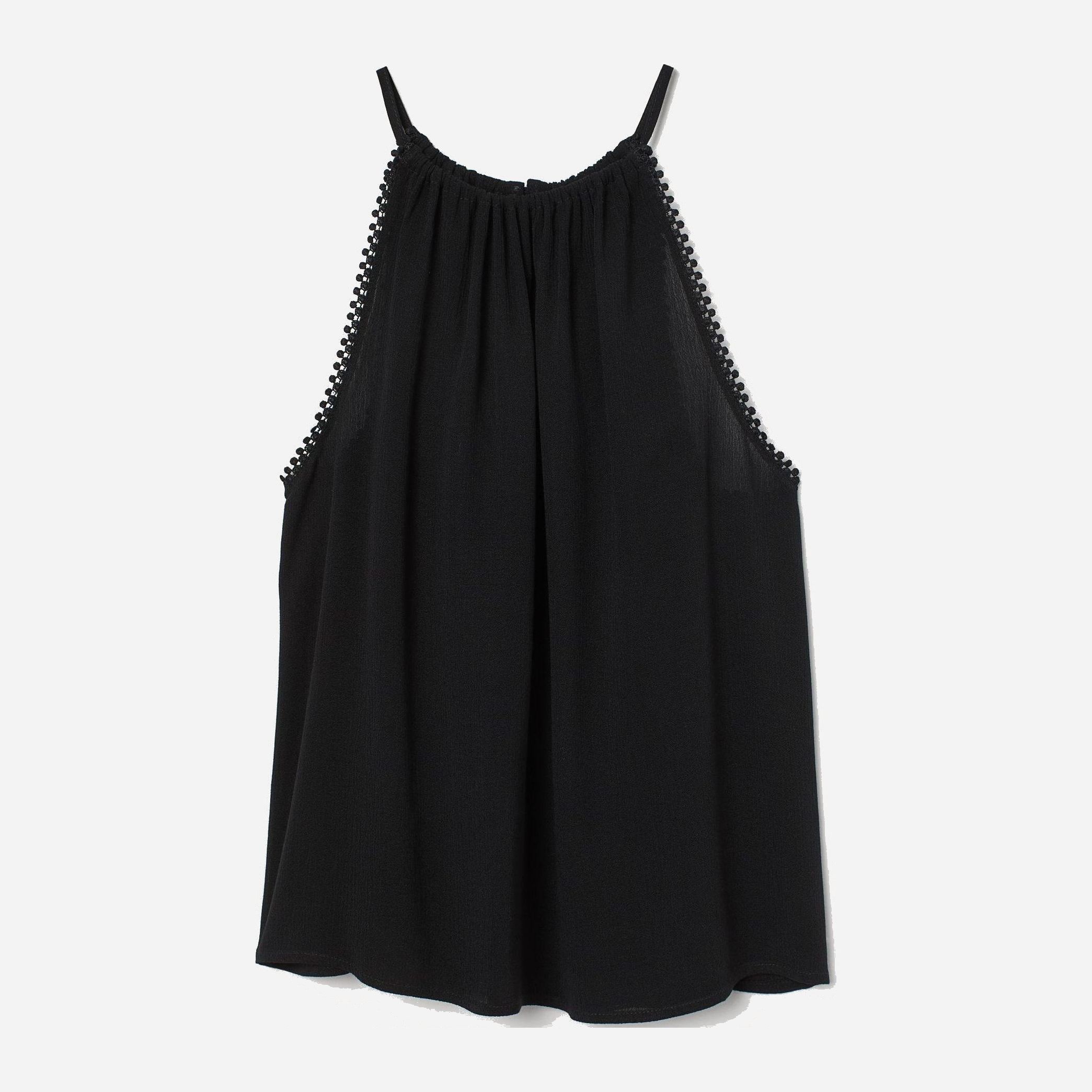 

Топ H&M 7452190-AAAD 36 Черный