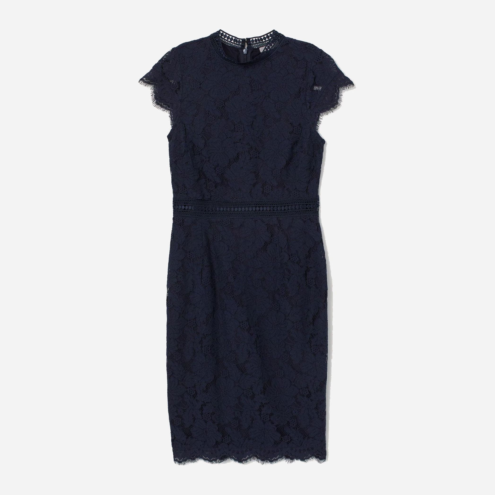 

Платье H&M 6875399-AAQJ XS Темно-синее