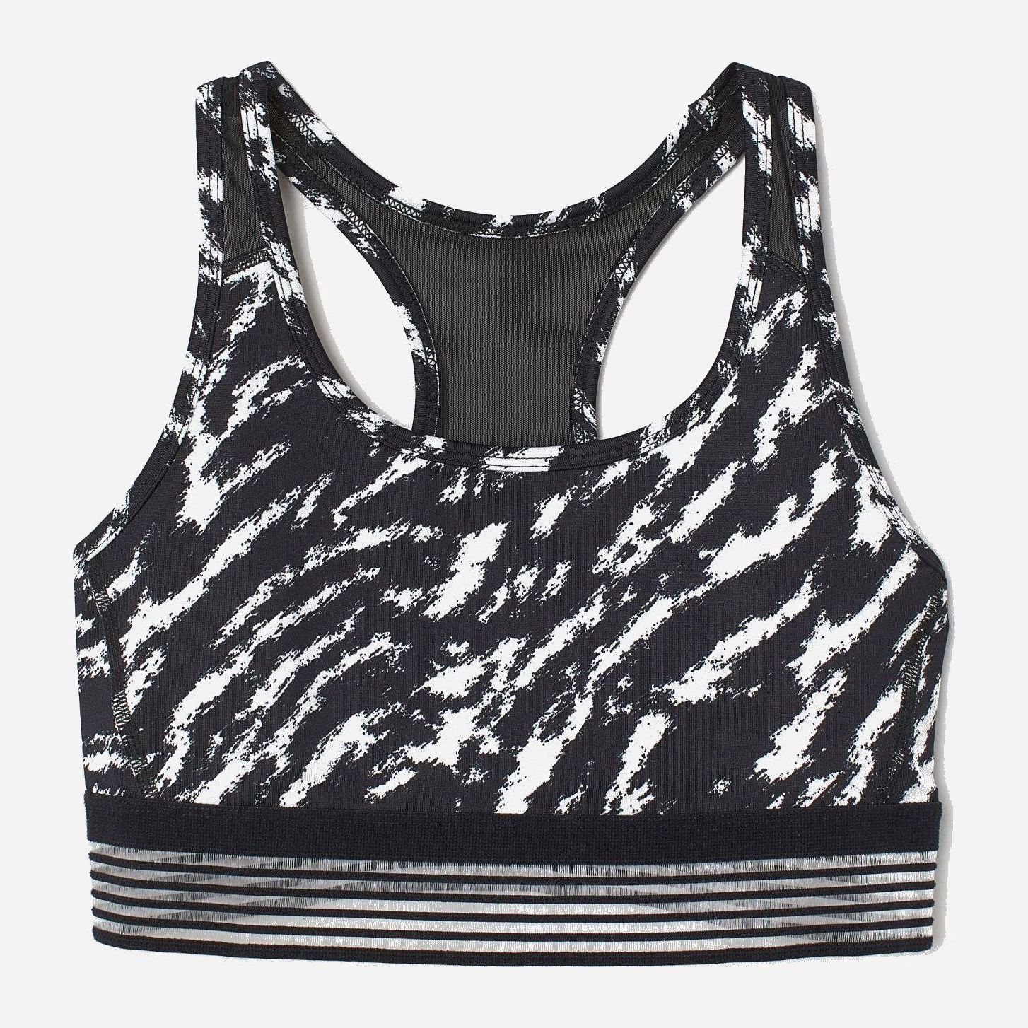 

Спортивный топ H&M 7528309-ACGF S Черный с белым