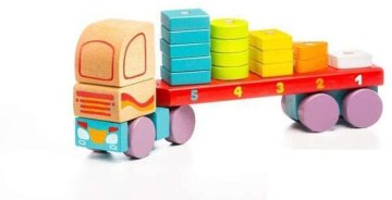 

Тягач с геометрическими фигурами - Cubika (20-550425)