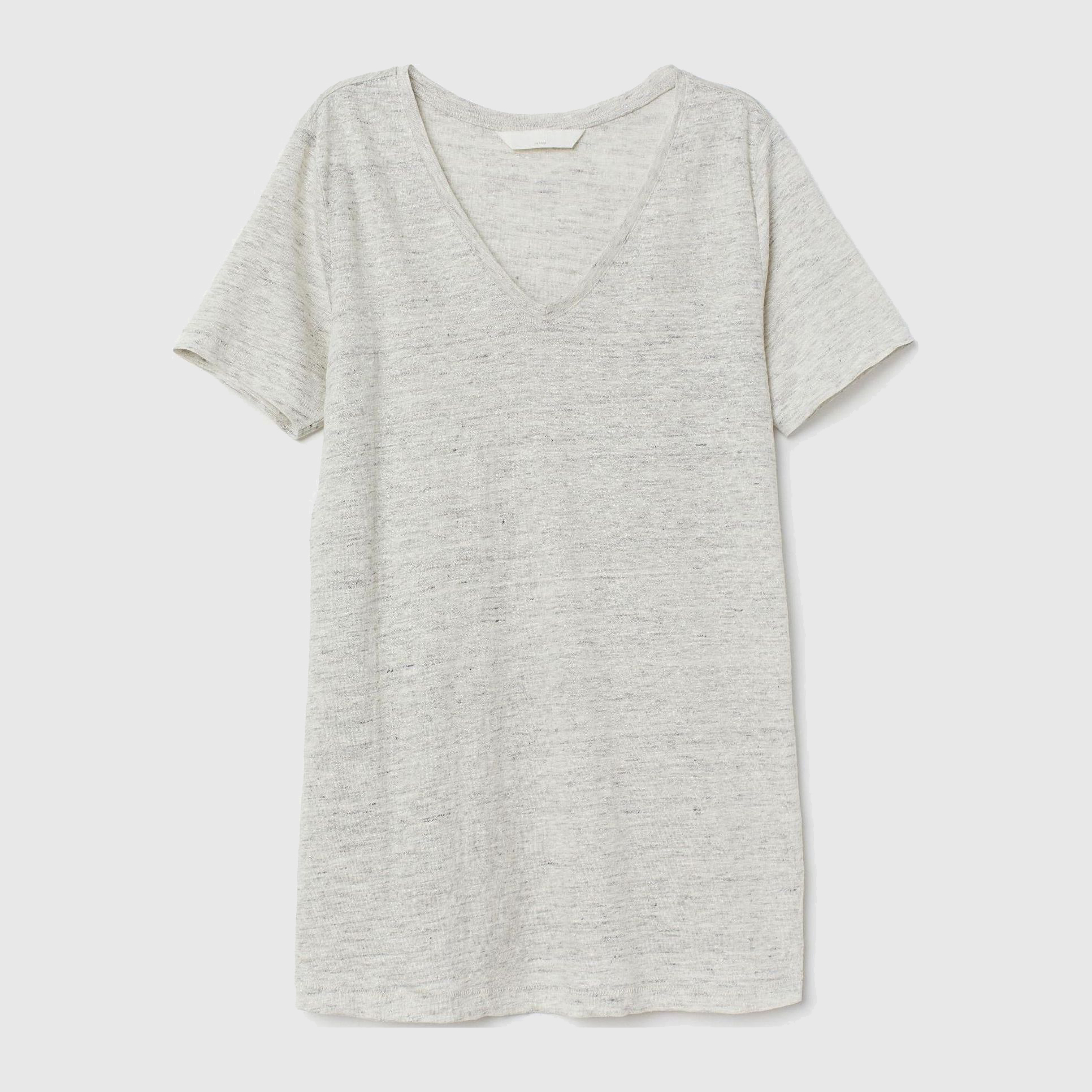

Футболка H&M 7244829-ACWW L Светло-серая