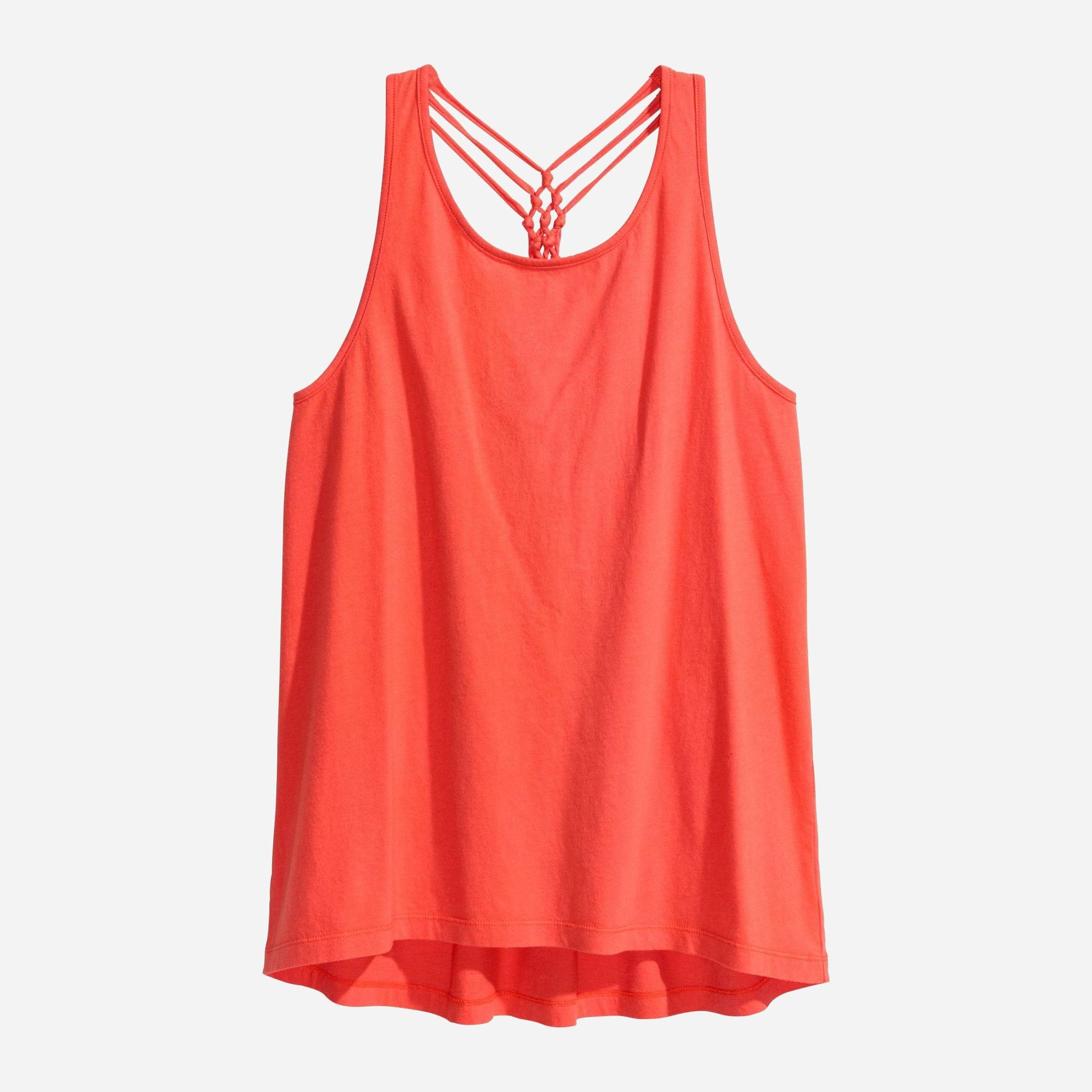 

Майка H&M 4115394-ACWR S Светло-красная