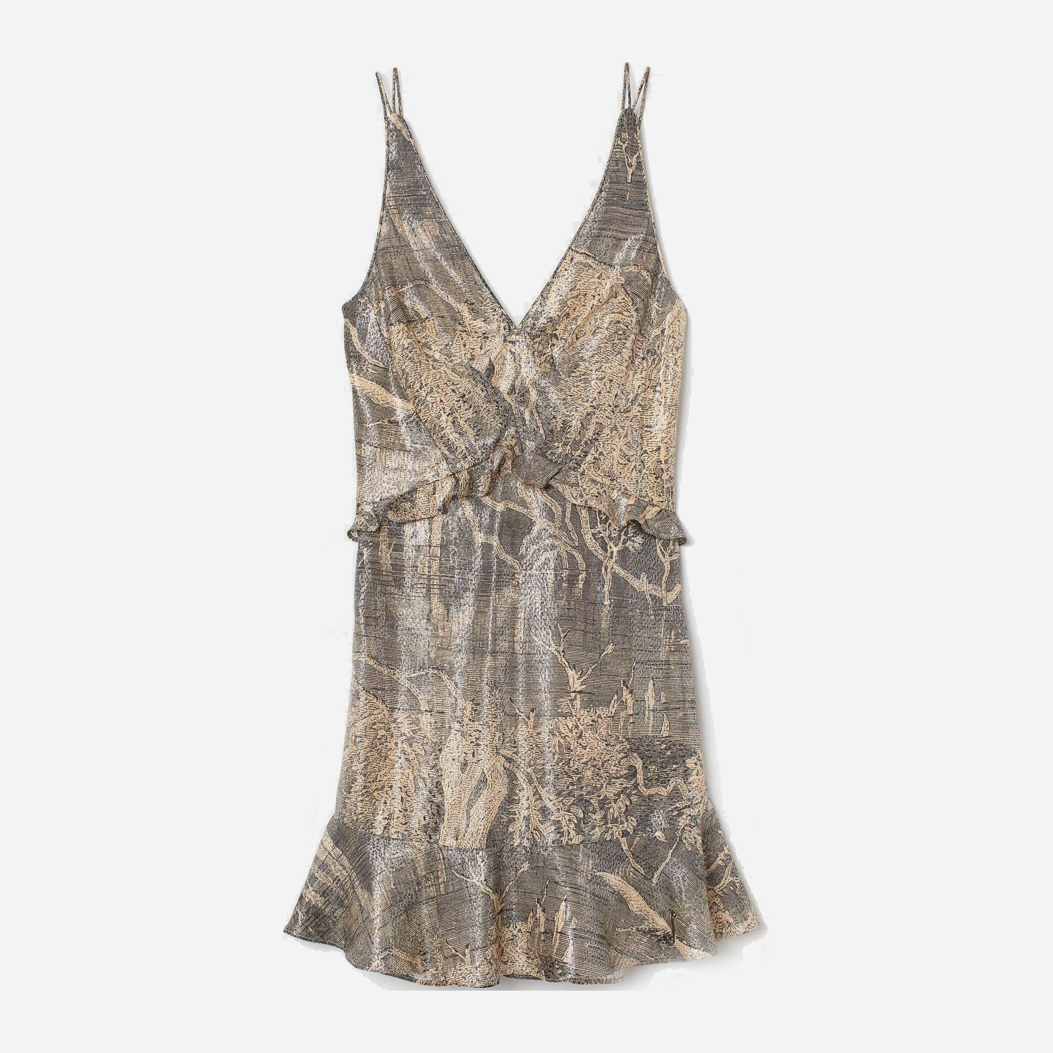 

Сарафан H&M 7376179-ABAD 40 Черный с бежевым