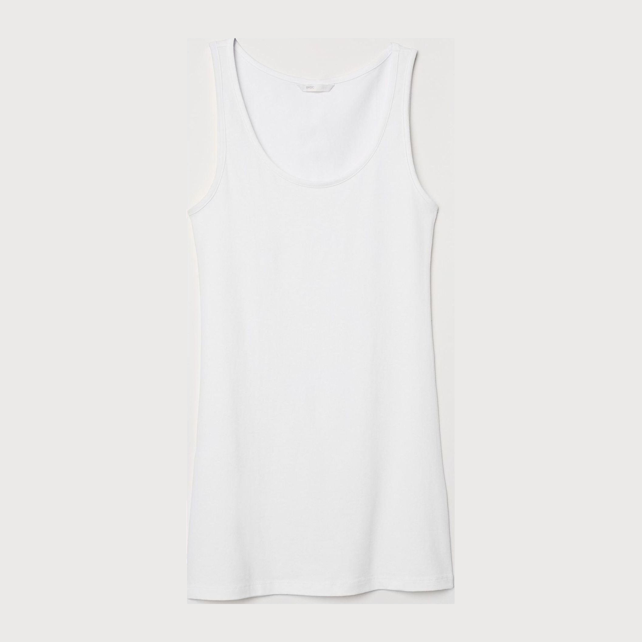 

Майка H&M 6813190-ACTS XS Белая