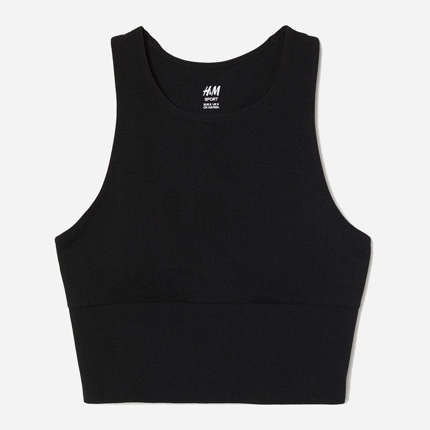 

Спортивный топ H&M Sport 8540431RP7 XS Черный