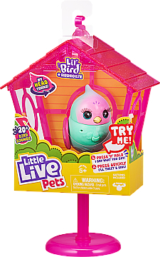

Интерактивная птичка "Пиппа Пипс" со скворечником - Little Live Pets Moose (20-914035)