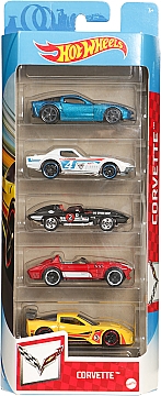 

Подарочный набор автомобилей (5 шт.), Corvette - Hot Wheels Mattel (20-963293)