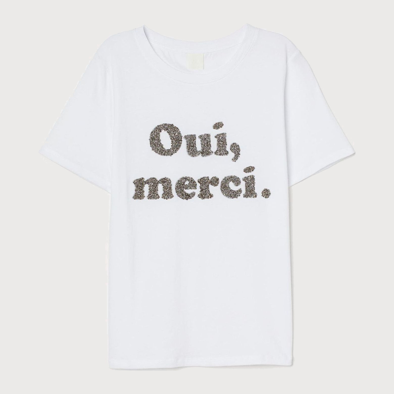 

Футболка H&M 8412601-AAPT M Белая