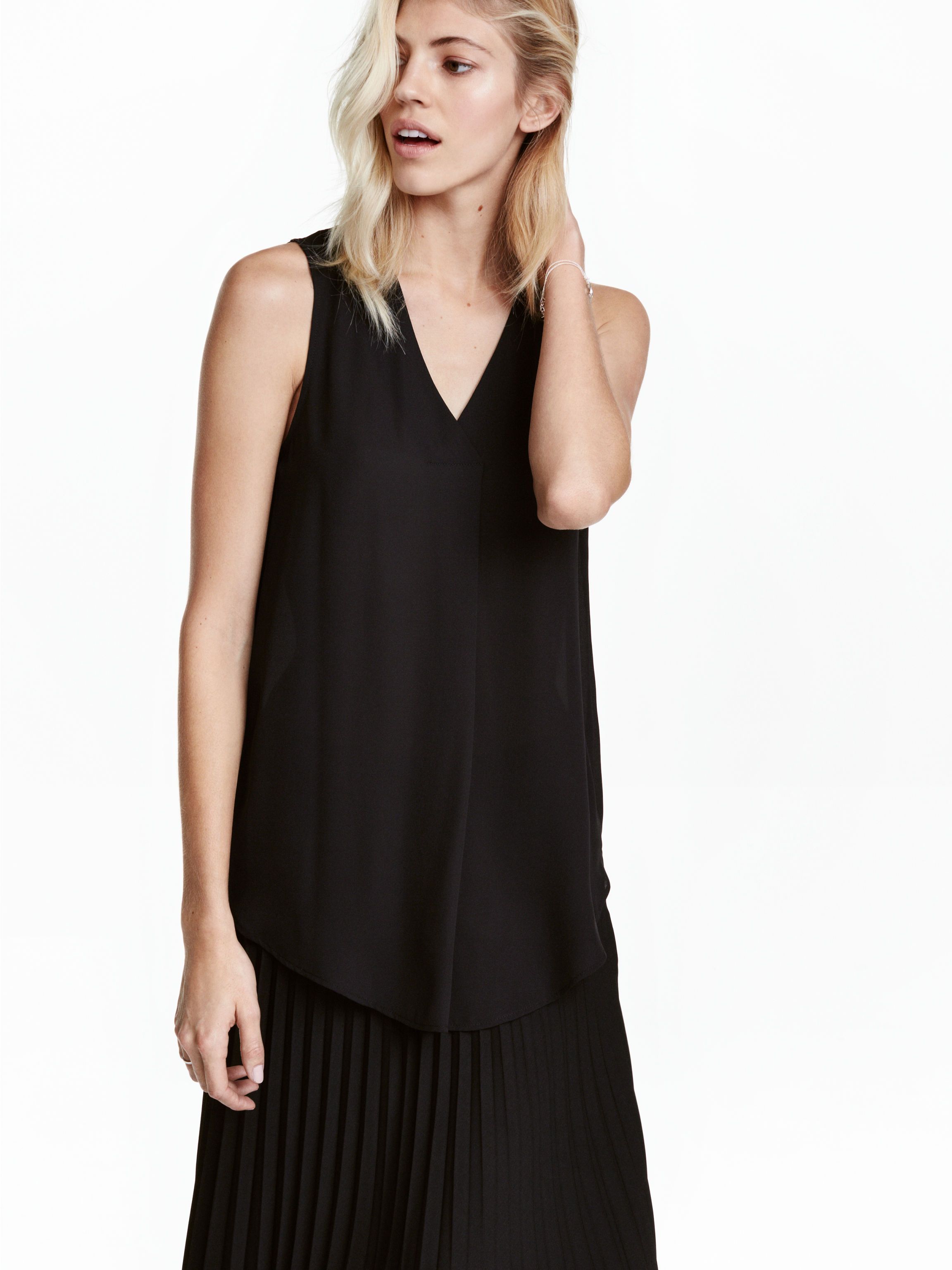 

Блузка H&M 3895444-AAAD 42 Черная