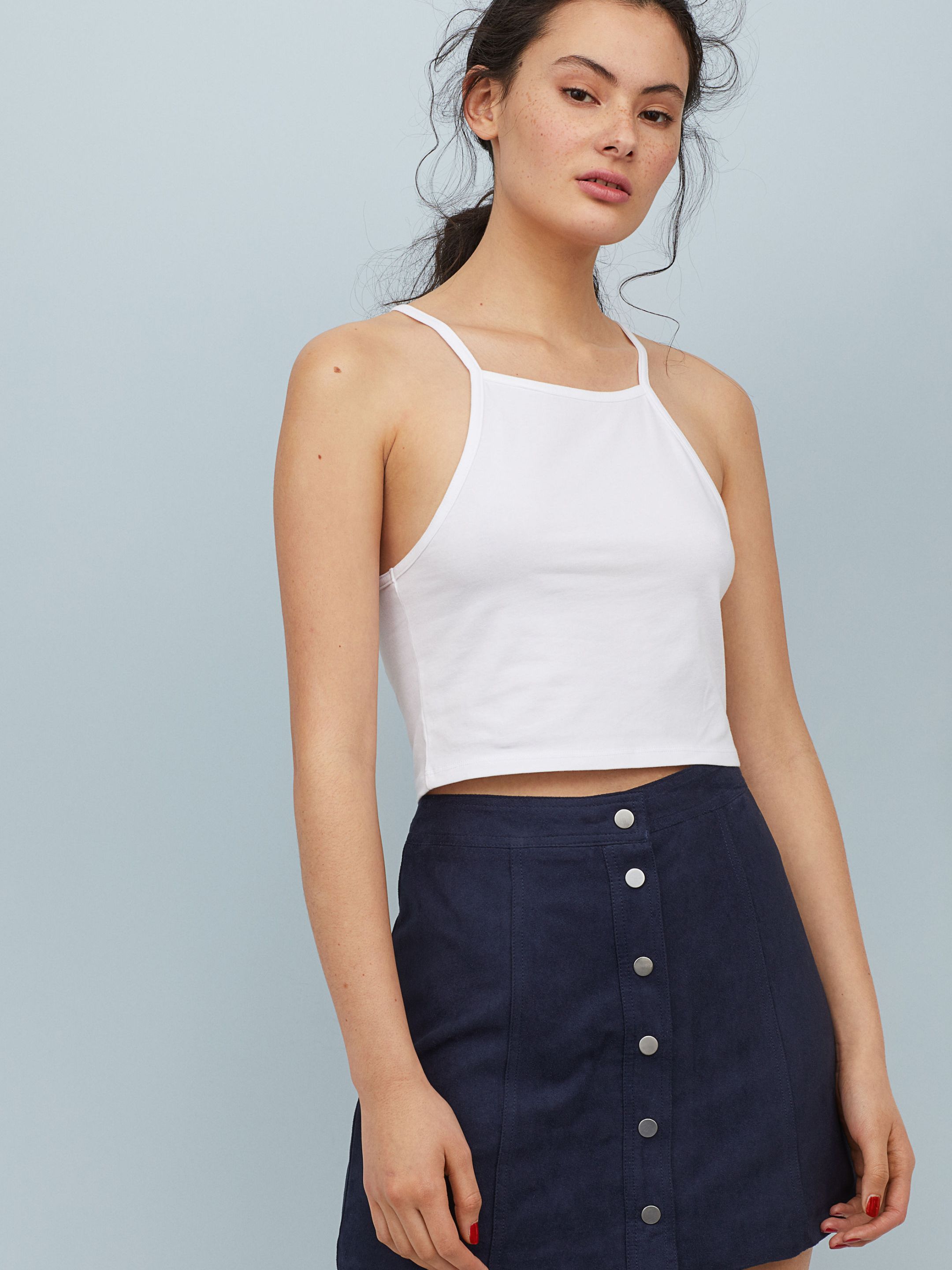 

Топ H&M 3772778-ACTS S Белый