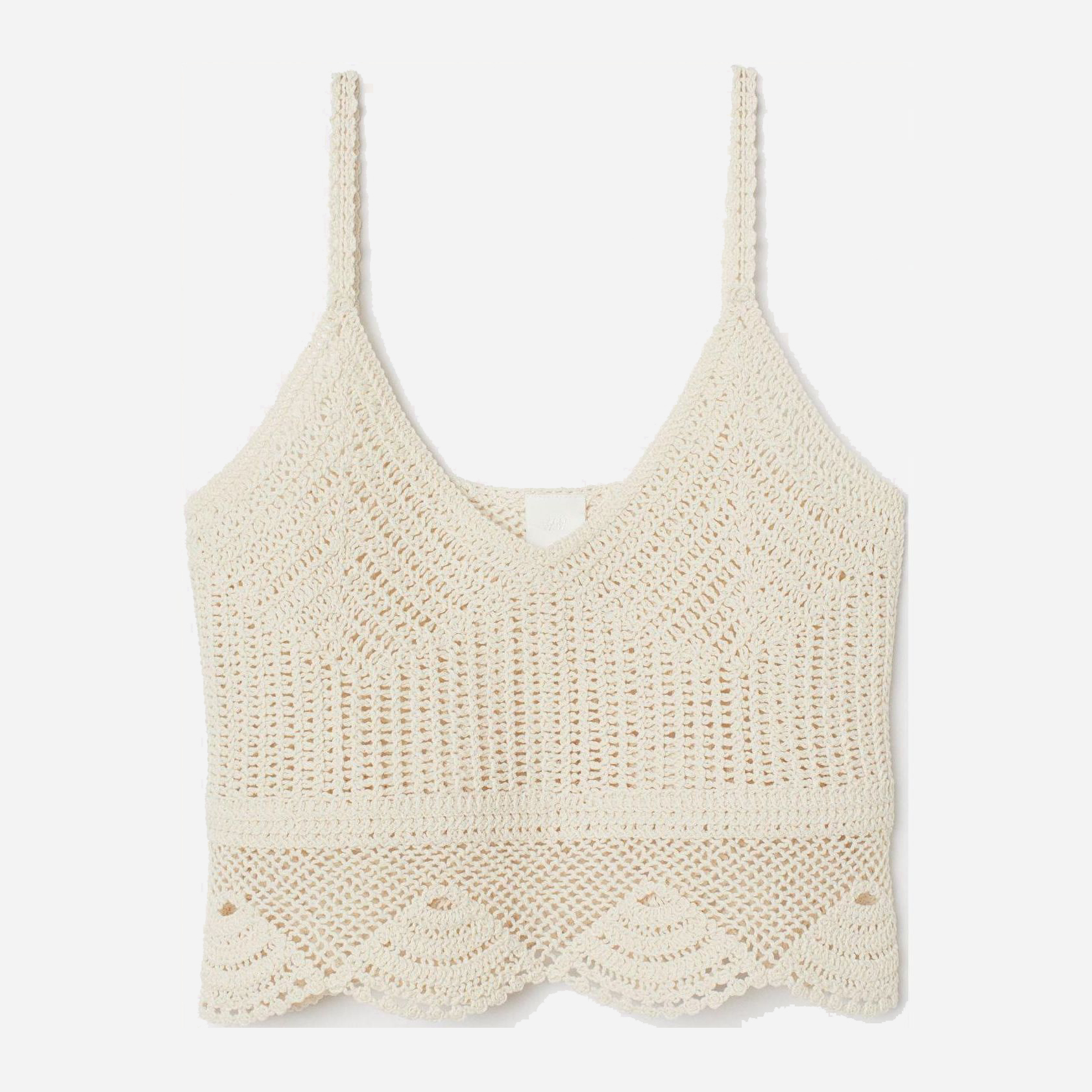 

Топ H&M 7600740-ACTQ XL Бежевый