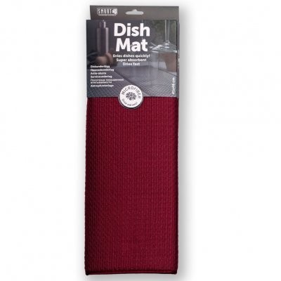 

Коврик для сушки посуды из микрофибры Smart Microfiber System Бордовый
