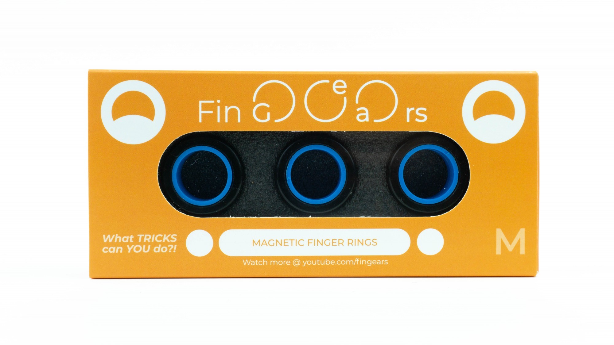 

Магнитные кольца FinGears Магнітні кільця Magnetic Rings Sets Size M Черно-Синие