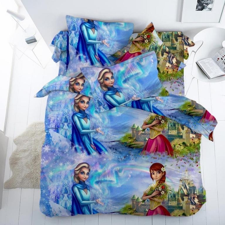 

Комплект детского постельного белья Эльза CottonTwill 1-спальный 150х220 см Бязь (ДБР008-2)