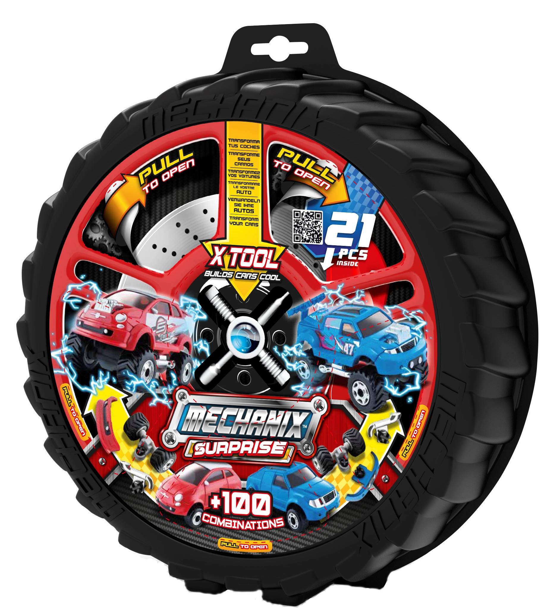 

Набор для конструирования Mechanix Surprise S2 автомобиль и аксессуары (4897011191263)