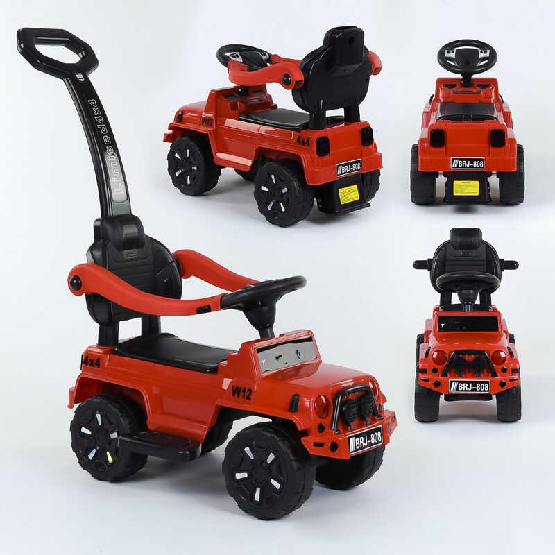 

Машина-толокар 808 W-5566 JOY родительская ручка, световые эффекты Красный