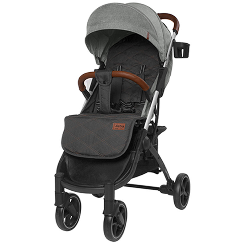 

Коляска прогулочная с амортизацией CARRELLO Astra CRL-5505 Dolphin Grey +дождевик S