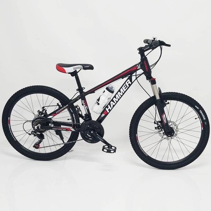 

Горный подростковый Велосипед HAMMER-24 Черно-Красный Япония Shimano