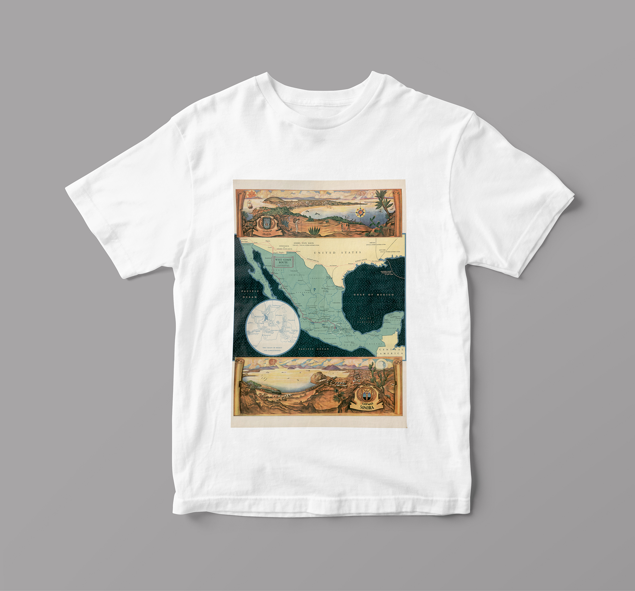 

Футболка Artel FWomen «Мексика - южная часть Тихого океана» M