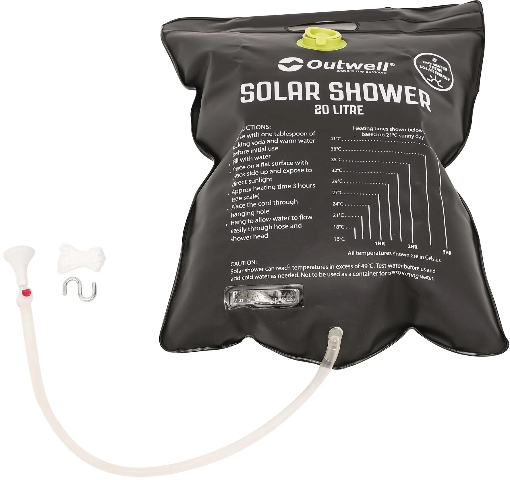 

Душ портативный Outwell Solar Shower 20 л Black (929041)