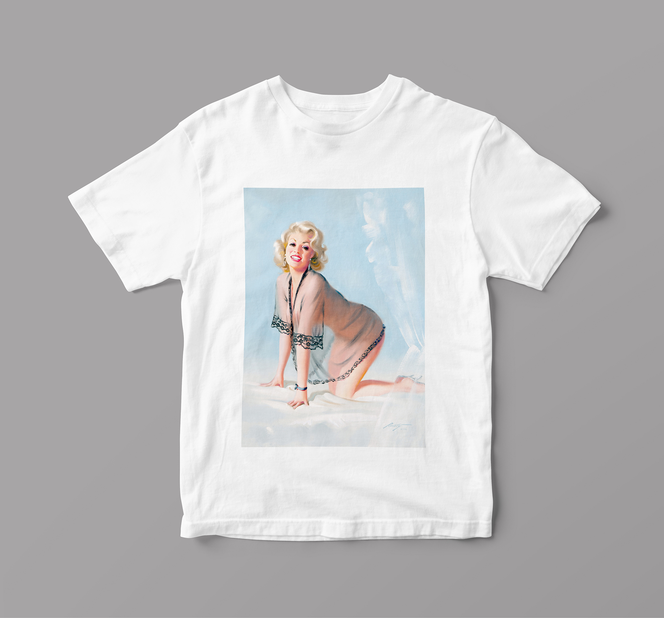 

Футболка Artel FWomen «Джейн Мэнсфилд в классической соблазнительной позе. Дональд Раст» M