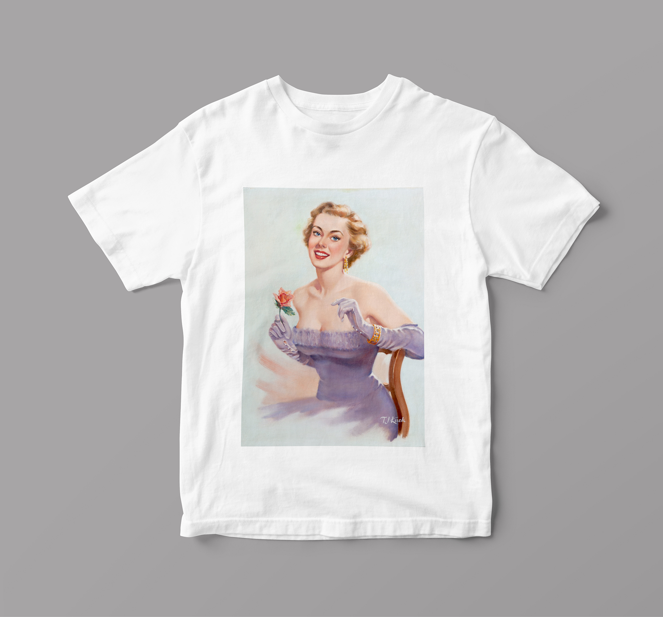 

Футболка Artel FWomen «Портрет девушки на стуле. T.J. Kuck» XS