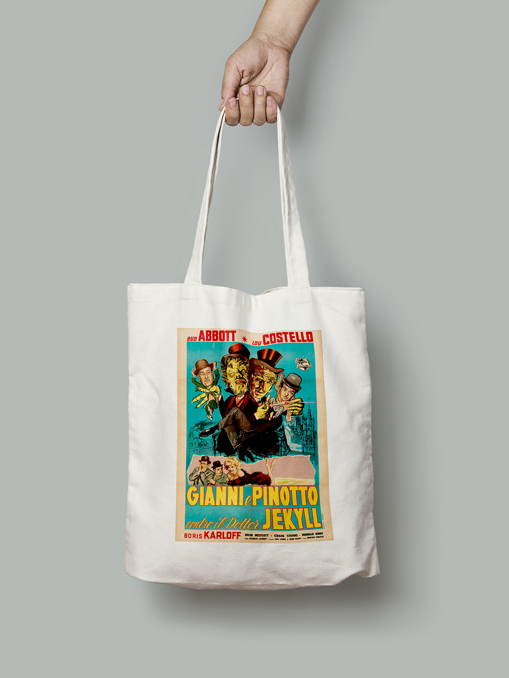 

Эко-сумка Artel «Эбботт и Костелло встречают доктора Джекилла и мистера Хайда», 1953