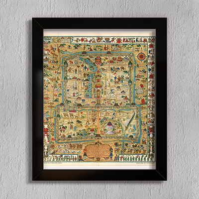 

Принт на стекле Artel «Карта и история Пекина» 36 x 28см
