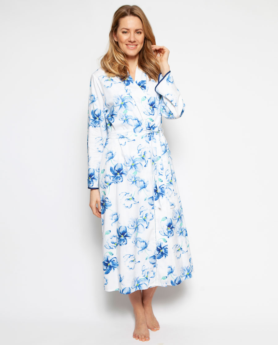 

Халат женский Nora Rose Thea 1318 10 Blue Mix