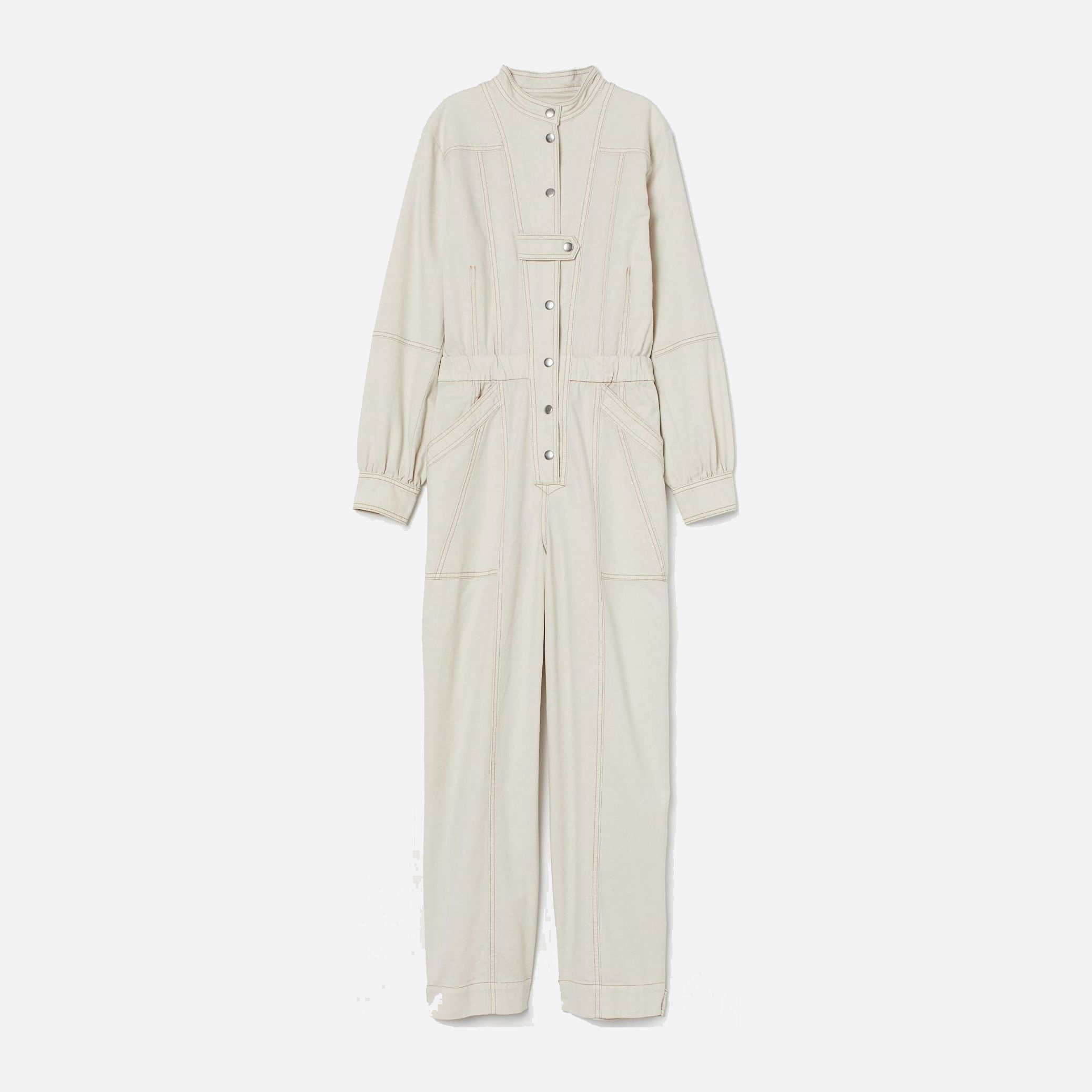 

Комбинезон джинсовый H&M 1206-8077930 36 Светло-бежевый