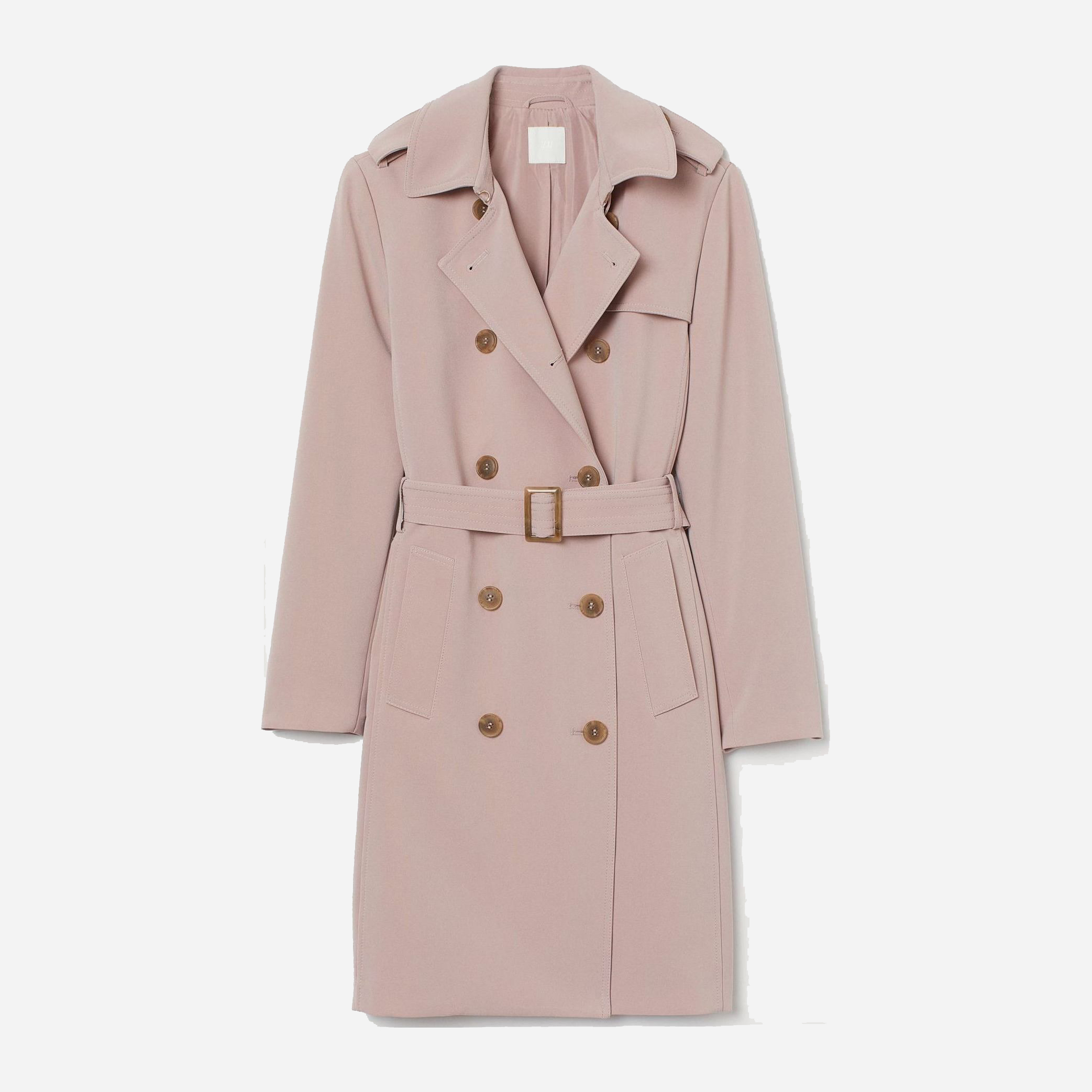 

Тренч H&M 1603-8353482 34 Бледно-розовый