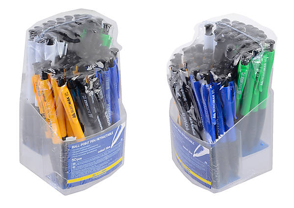 

Набор шариковых ручек POWER, 0,7 мм, синяя (50 штук) Buromax (BM.8207)