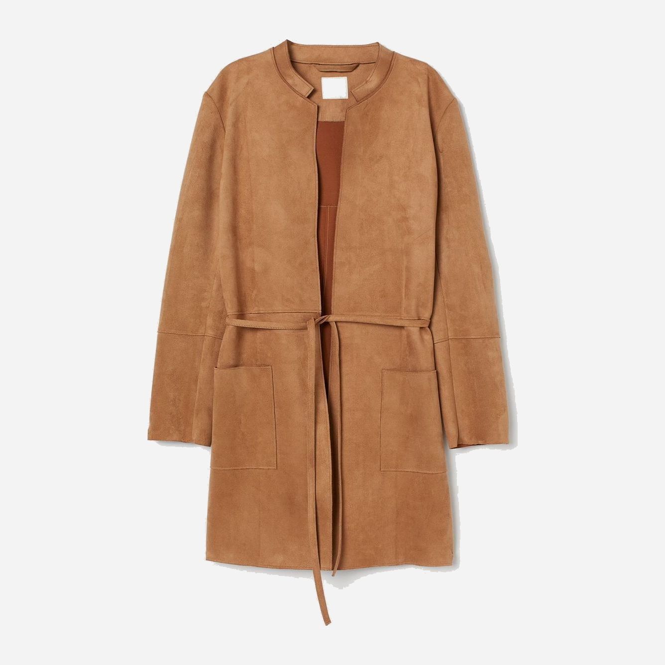 

Пальто из искусственной замши H&M 0798248-0 44 Коричневое (СА2000001847329)