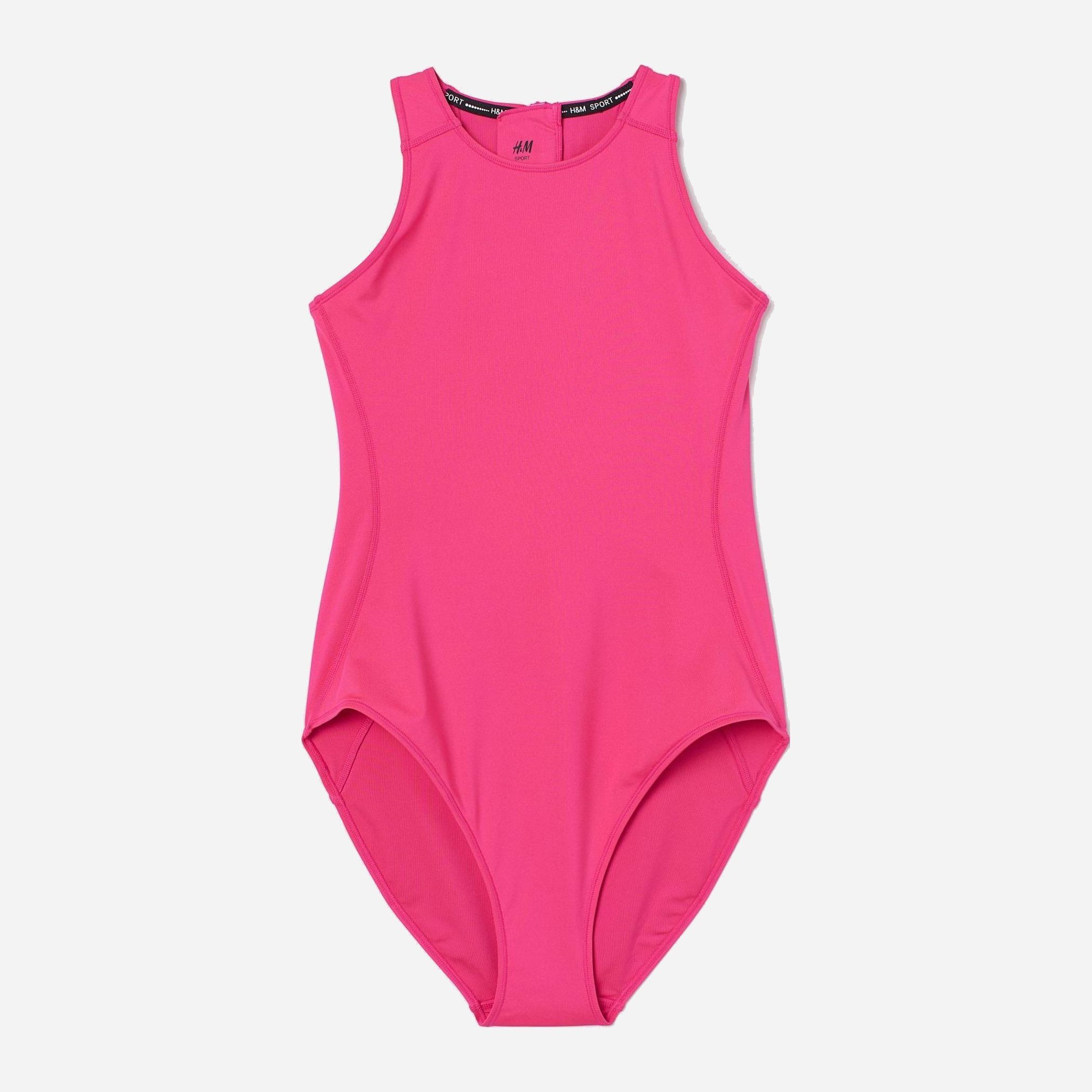 

Купальник слитный женский H&M Sport 04-0666656-9 L Розовый (СА2000001848388)