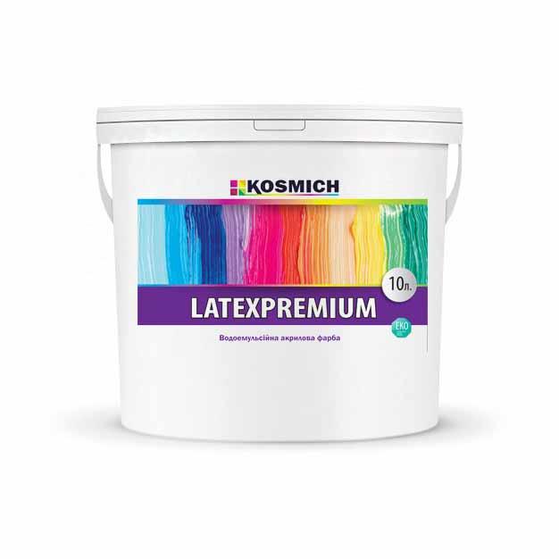 

Водоэмульсионная акриловая краска KOSMICH Latexpremium (10 л)
