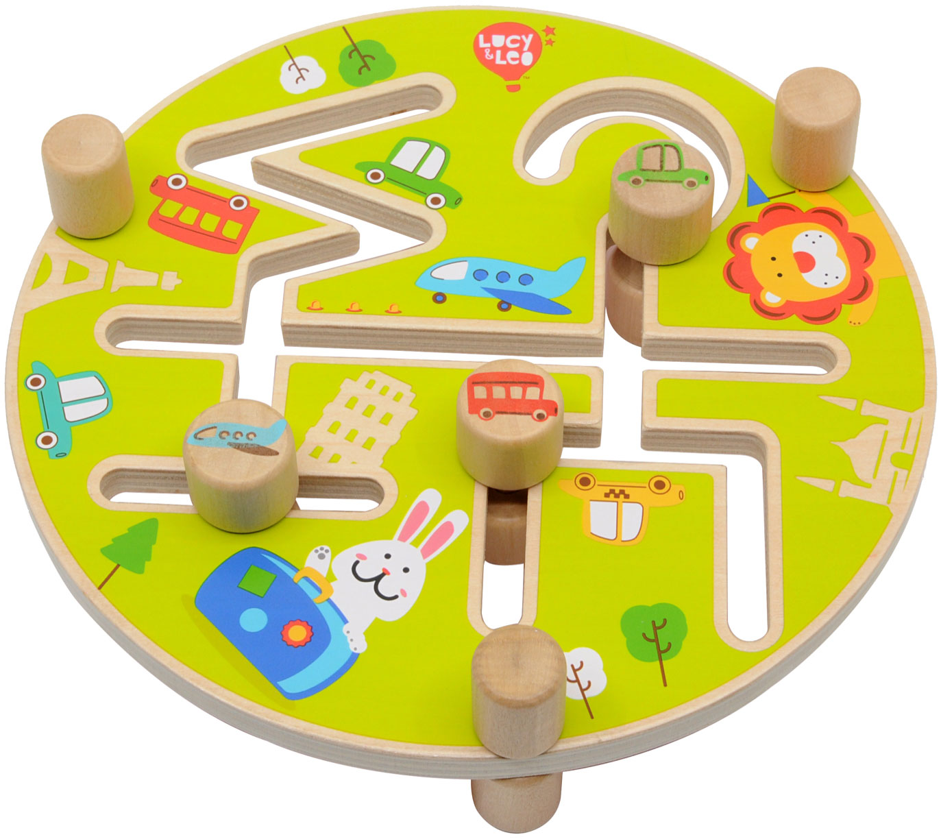 

Деревянный бизиборд-лабиринт Lucy&Leo Счастливое путешествие (LL200) (4897059892016)
