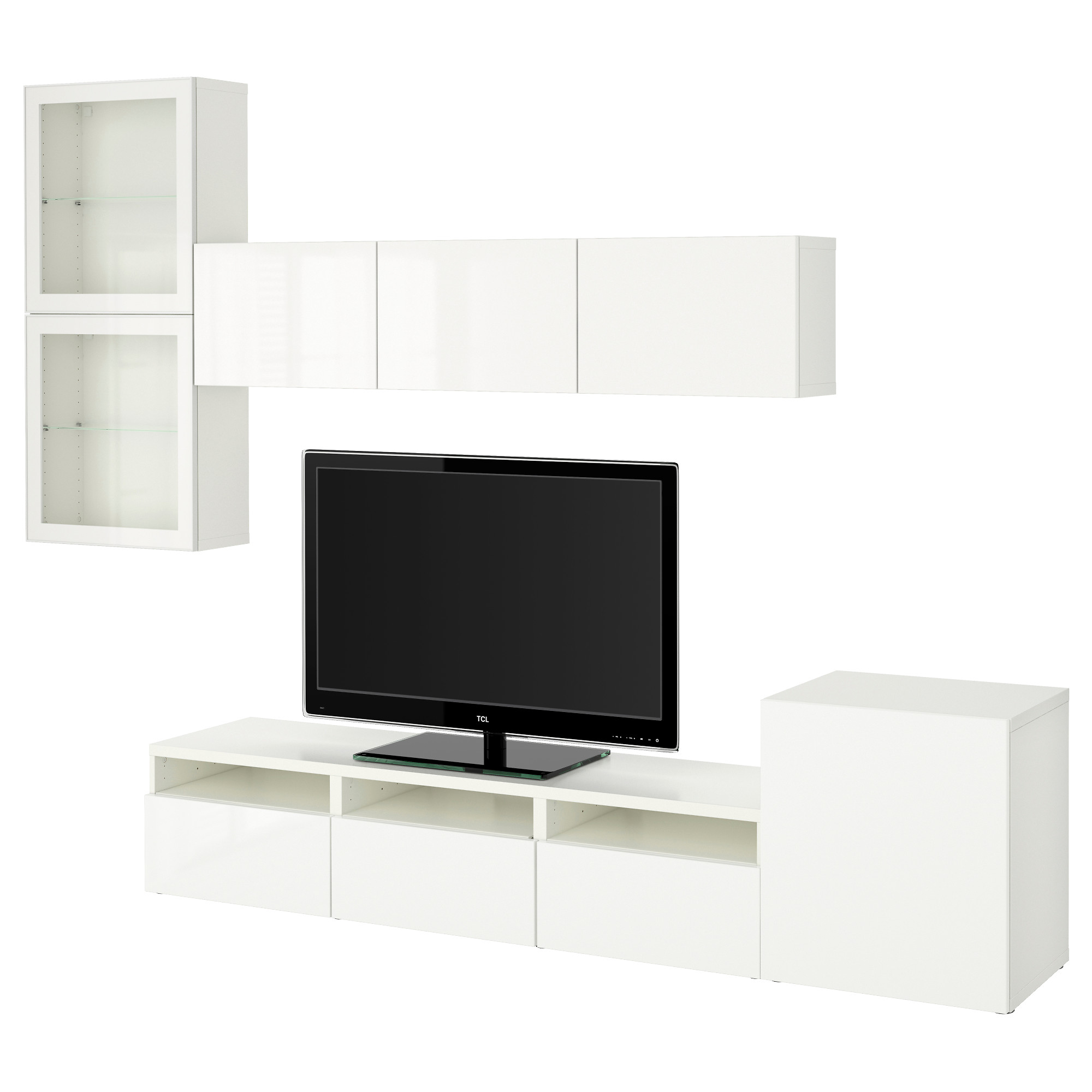 

Шкаф для ТВ IKEA БЕСТО белый 593.310.36