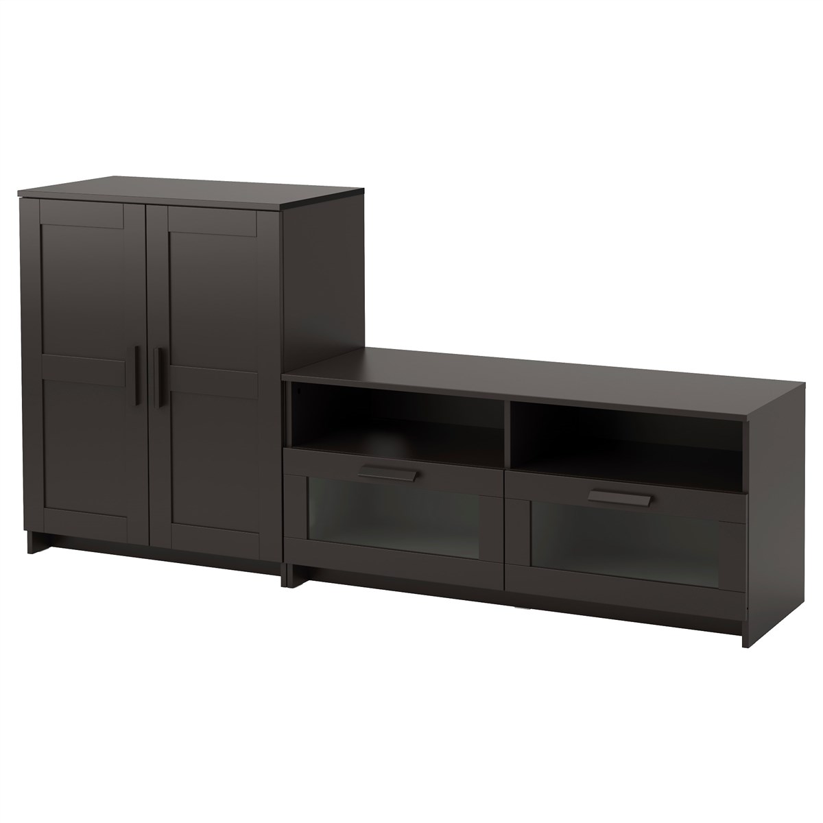 

Шкаф для ТВ IKEA БРИМНЭС черный 291.843.29