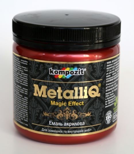 

Эмаль акриловая METALLIQ 0,5 кг красное золото