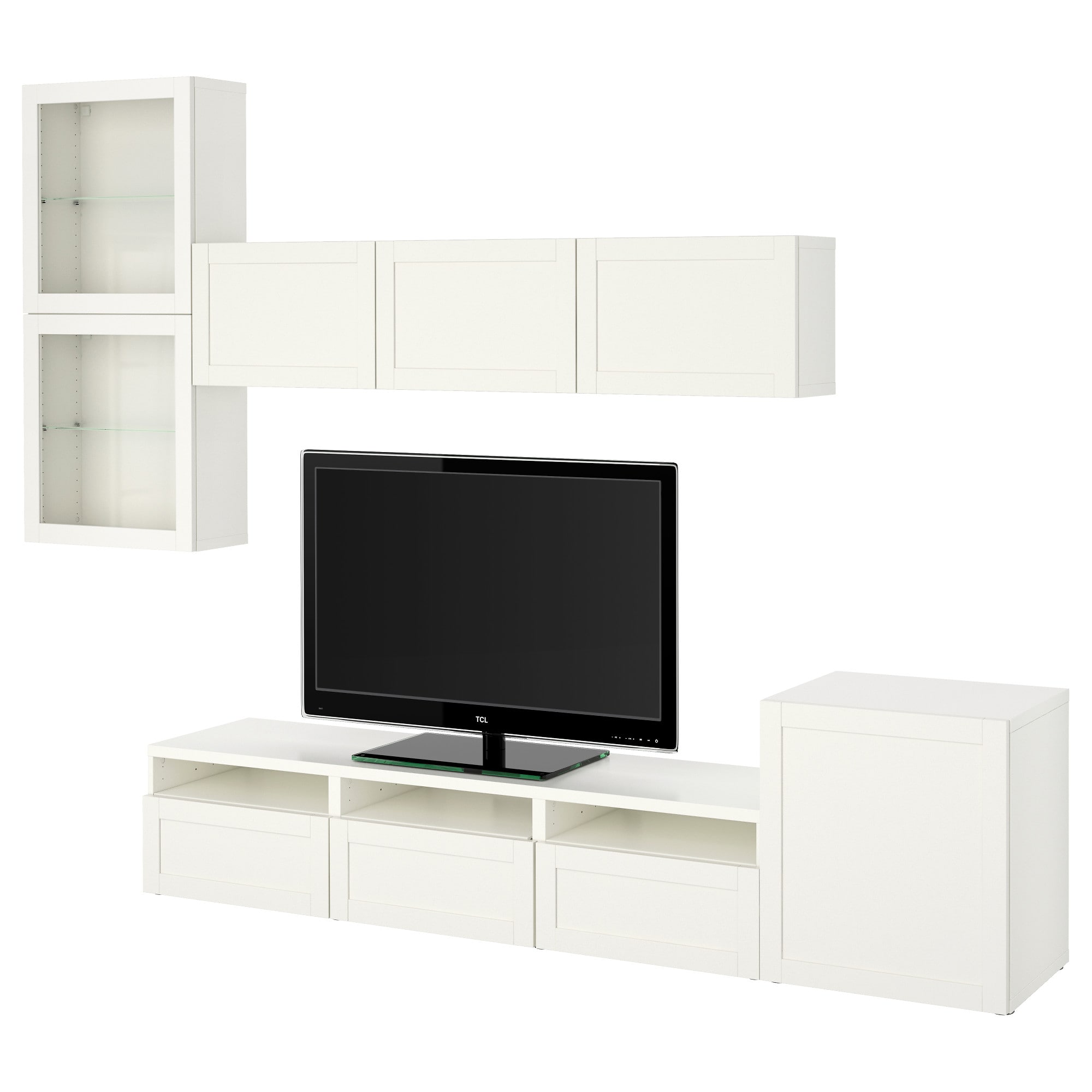 

Шкаф для ТВ IKEA БЕСТО белый 393.310.61
