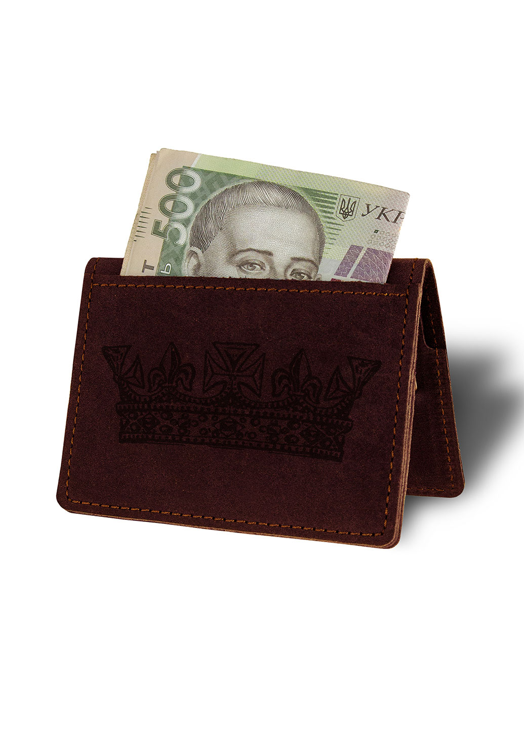 

Кошелек-картхолдер Король М15 бордовый - 178039