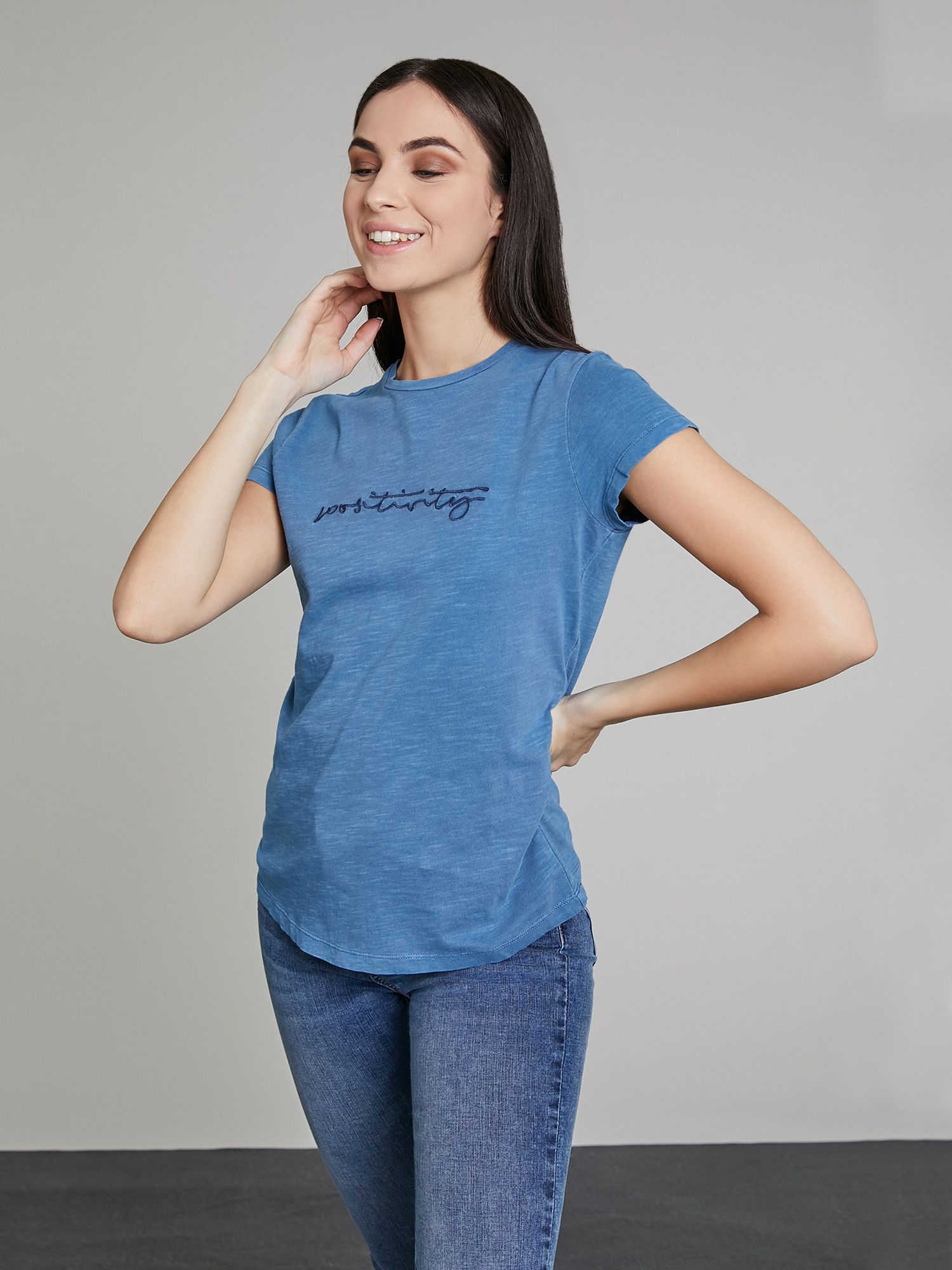 

Футболка Piazza Italia 31259-649 L Denim