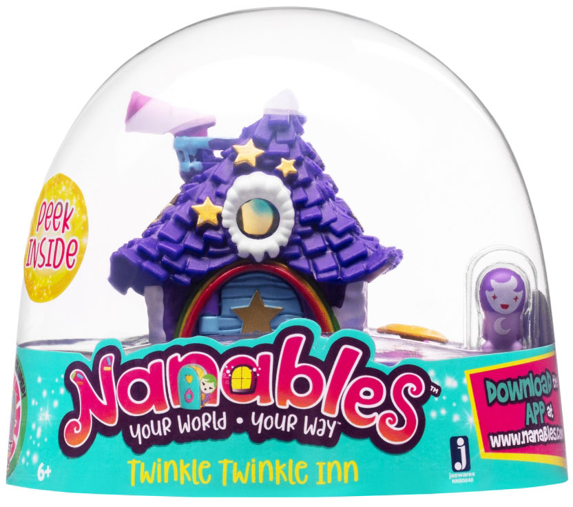 

Игровая фигурка Nanables Jazwares Small House Радужный путь Шинок Мерцание 8 см (NNB0048)