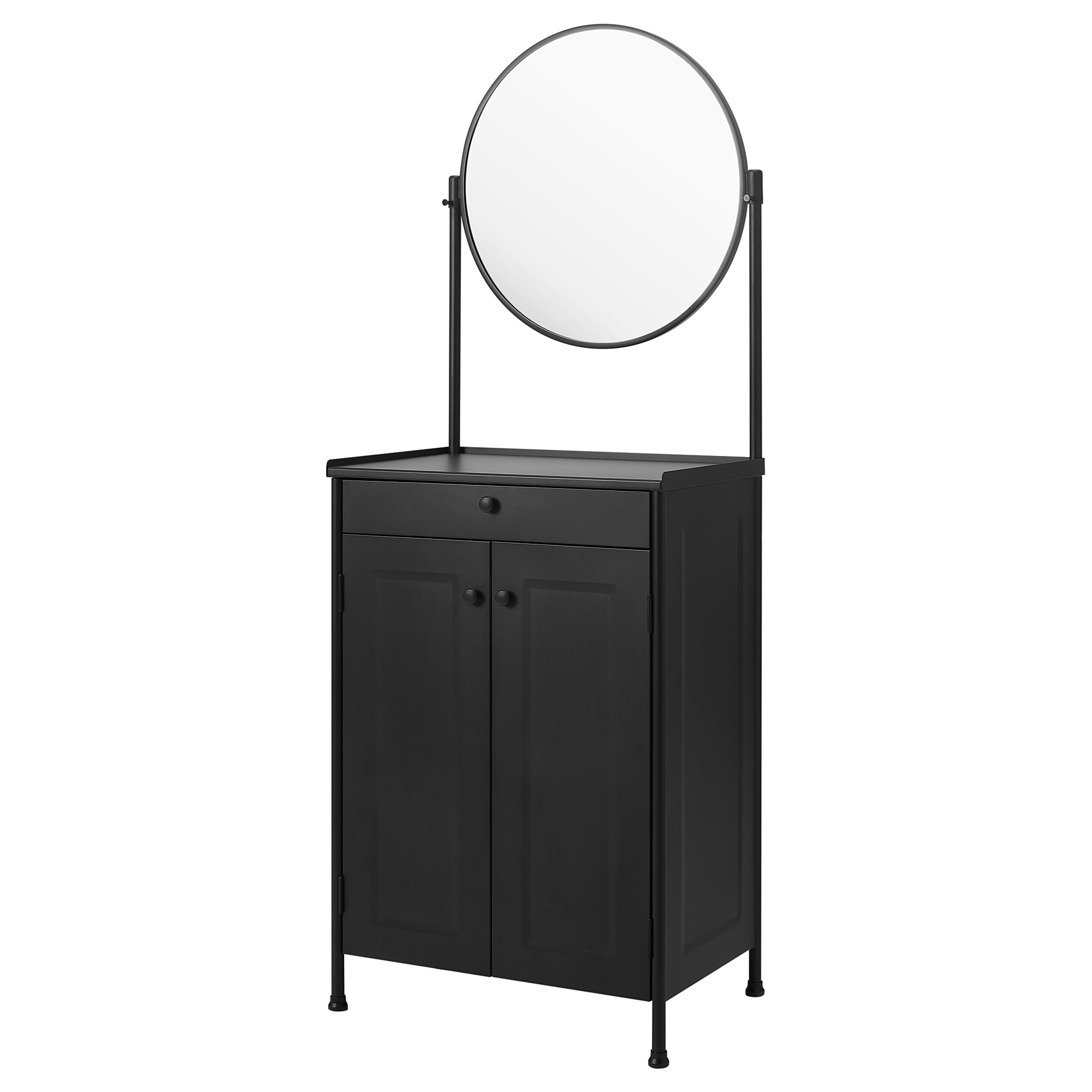 

Шкафчик зеркальный IKEA KORNSJÖ черный 104.554.10